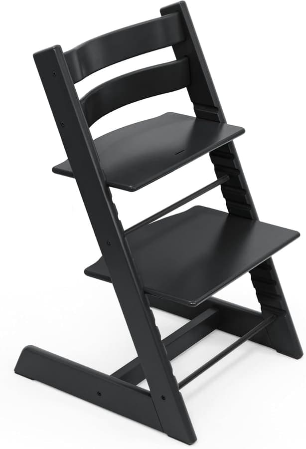 Stokke Tripp Trapp Silla Negra - Silla Ajustable Evolutiva